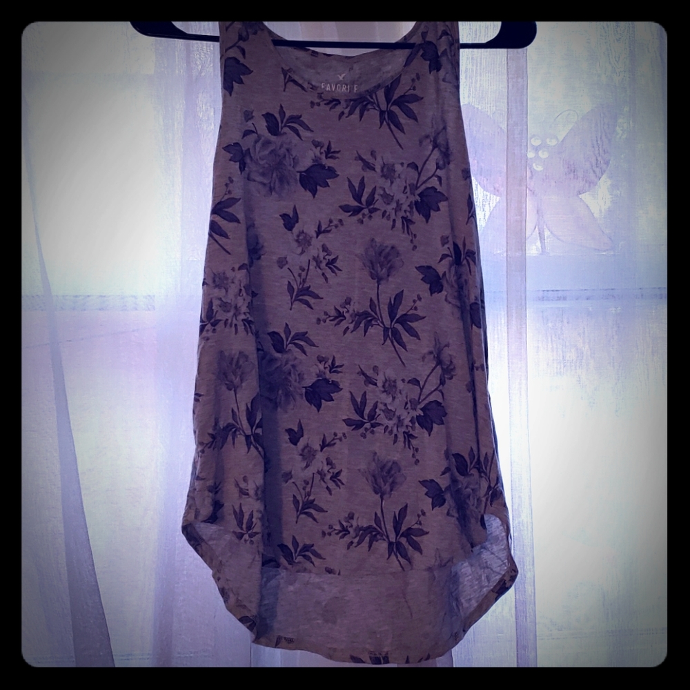 AEO gray tank top
